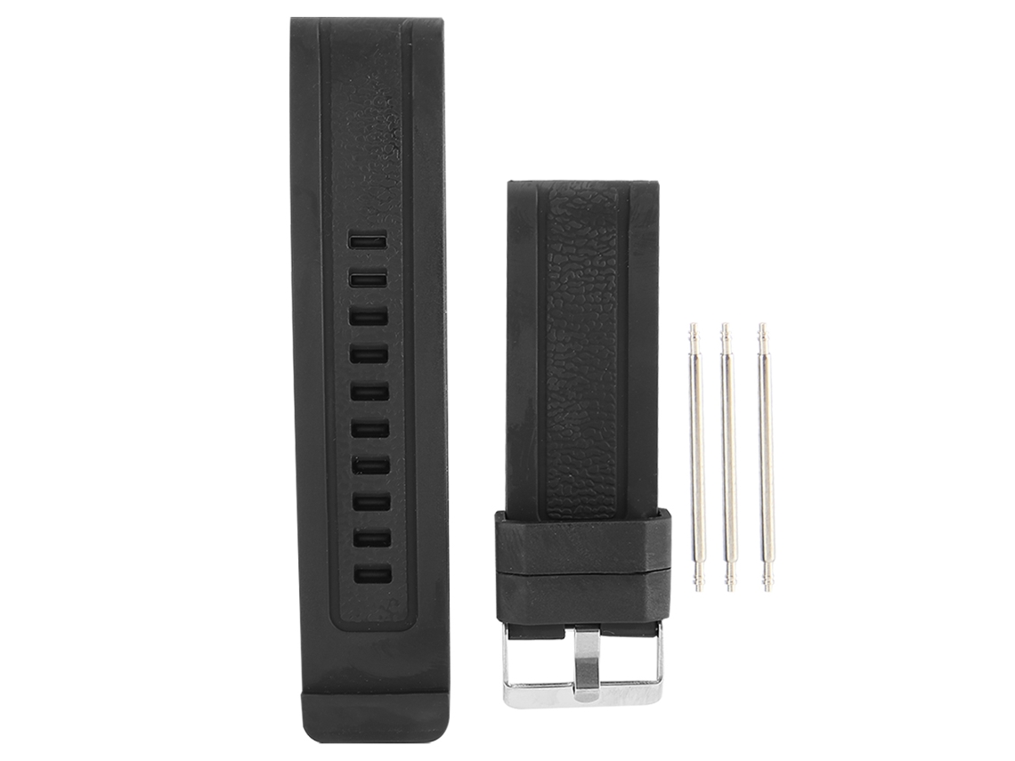 Reloj De Pulsera Gaiety Para Hombre Con Correa De Pu, Cuarzo Analógico, Negro.