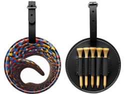 Bolsa para Guardar Tees de Golfe Mobius, Preta S/MARCA
