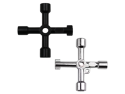 Llave En Cruz Universal Para Válvula De Medidor De Agua, Llave De Radiador De 4 Vías, Llave De Apertura De Aleación De Zinc Con Formas Triangulares, C