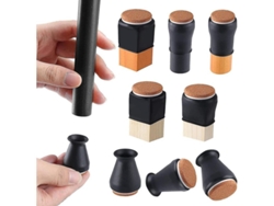 2026-protectoras De Pies De Silla De Silicona Con Fieltro Ajustan 0.5"-1" 16 Piezas Qcm