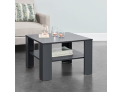 Mesa de Centro [EN.CASA] Aachen  (Gris - MDF - 60 x 60 x 40 cm)