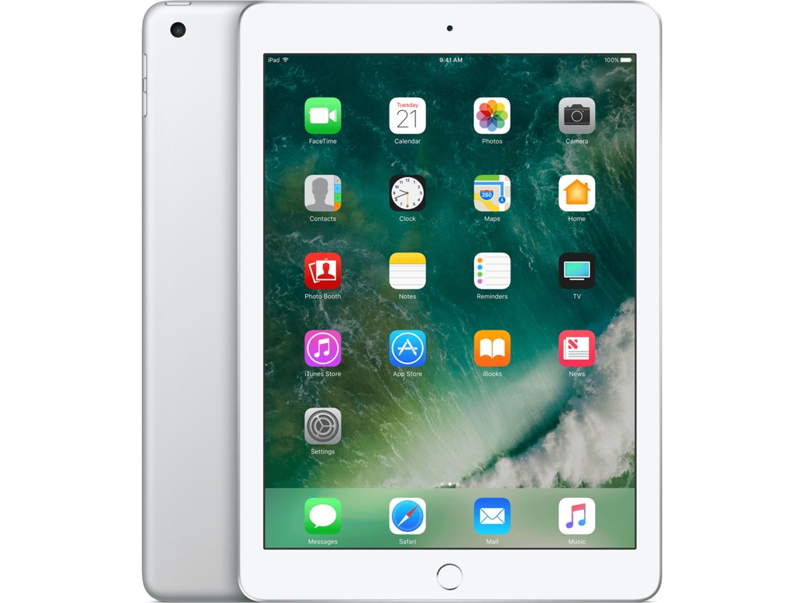 iPad 9.7 (2017) Wi-Fi APPLE (Reacondicionado Como Nuevo - 32 GB - Plata)