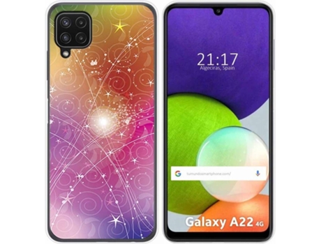 Carcasa Samsung Galaxy A22 4G / M22 TUMUNDOSMARTPHONE Abstracto Multicolor