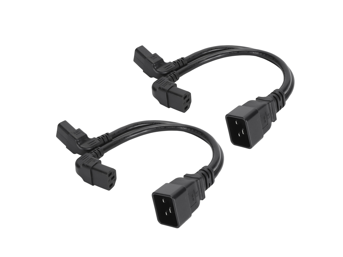 Cabo Divisor Y Iec320 C20 Para 2x C13 0.32m Ofc Pvc Para Impressora Scanner Câmera