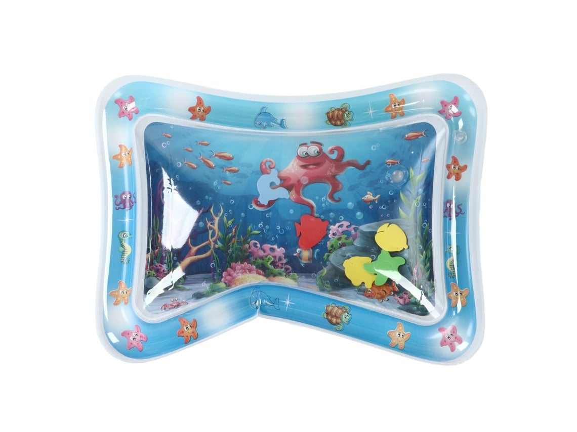 Tapete De Água Para Bebê Inflável Tummy Time Anti-vazamento Pvc Portátil Estilo Polvo