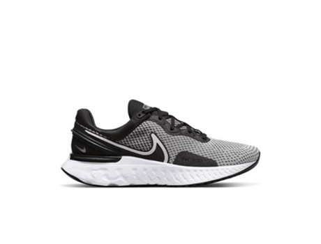 Zapatillas Deportivas NIKE React Miler 3 (Gris, Negro - Material Sintético- 42,5)