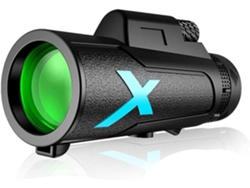 Telescopio monocular impermeable HD Bak4 con zoom de 12x50 para deportes, observación de aves y viajes Chrui
