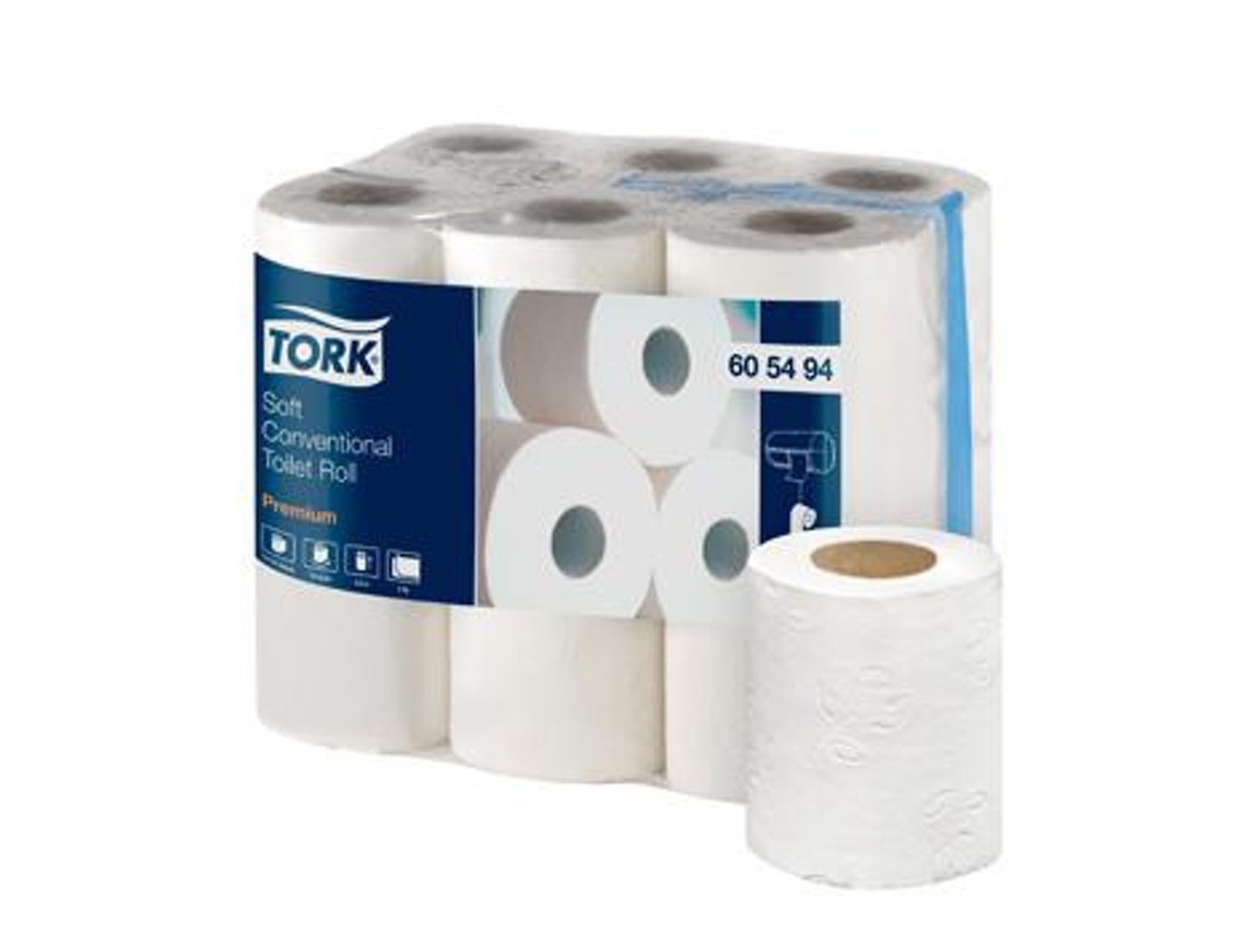Tork Tork Papel Higienico 2Fls 9.2cm 18.8Mts 12 Rollos