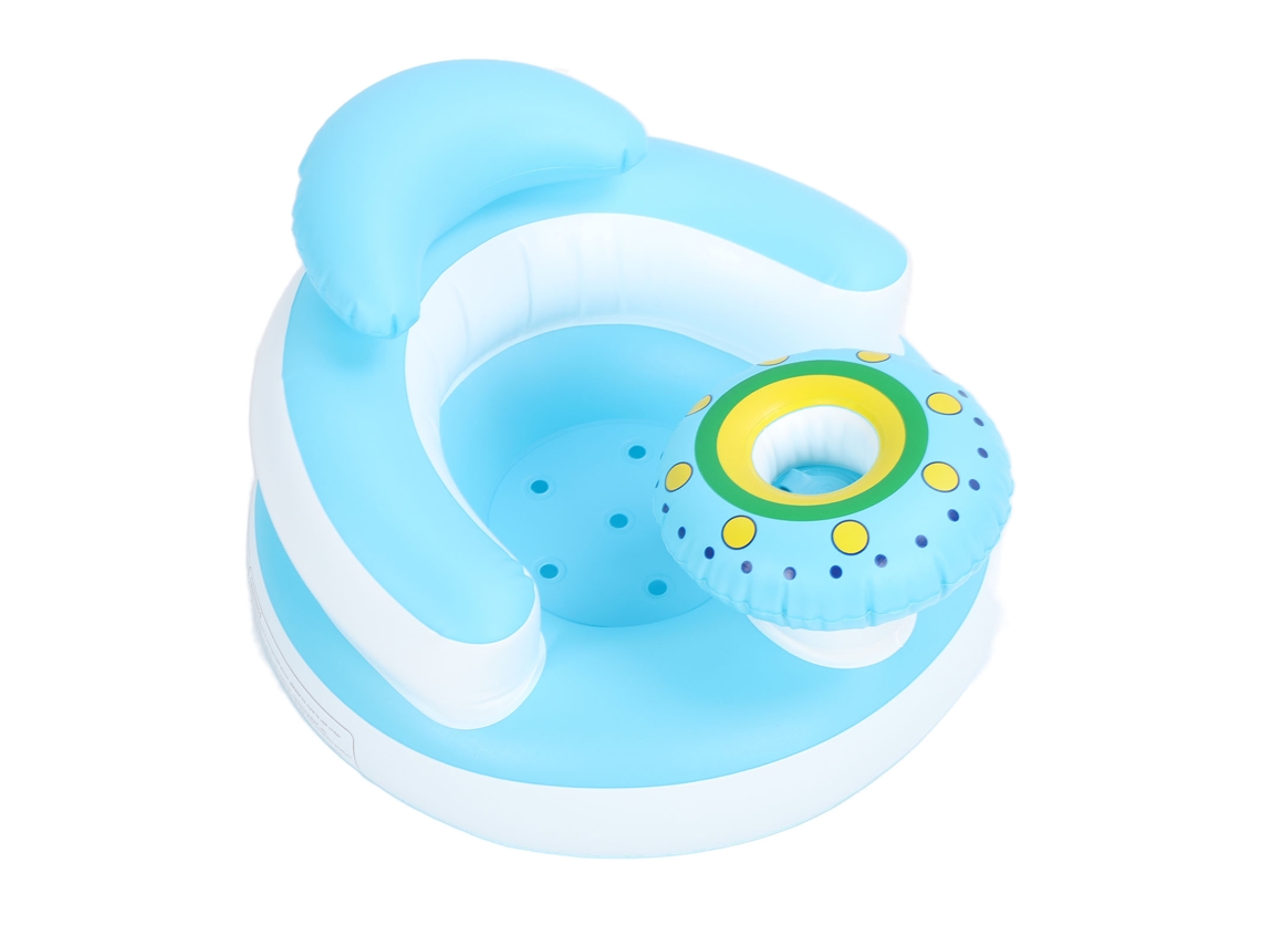 Silla Hinchable Para Bebé Con Cómodo Soporte Lumbar, De Pvc, Para Piscina Y Bañera.
