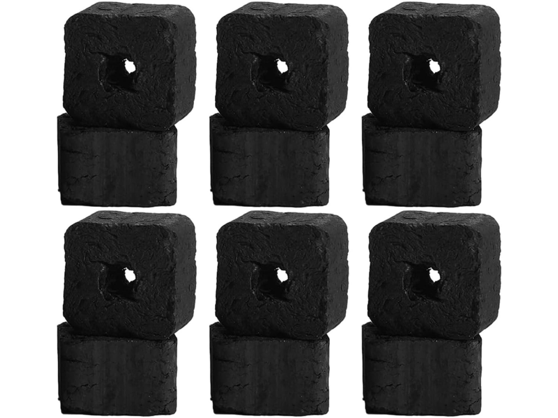 Carbón De Bambú Inoomp 500 G, Carbón Sin Humo Para Barbacoas Domésticas Y Fogatas, Práctico Para Picnics Y Acampadas