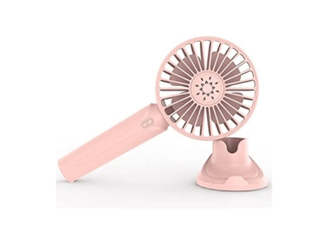 Mini Ventilador Portátil ENZON 2000 Mah USB Rosa