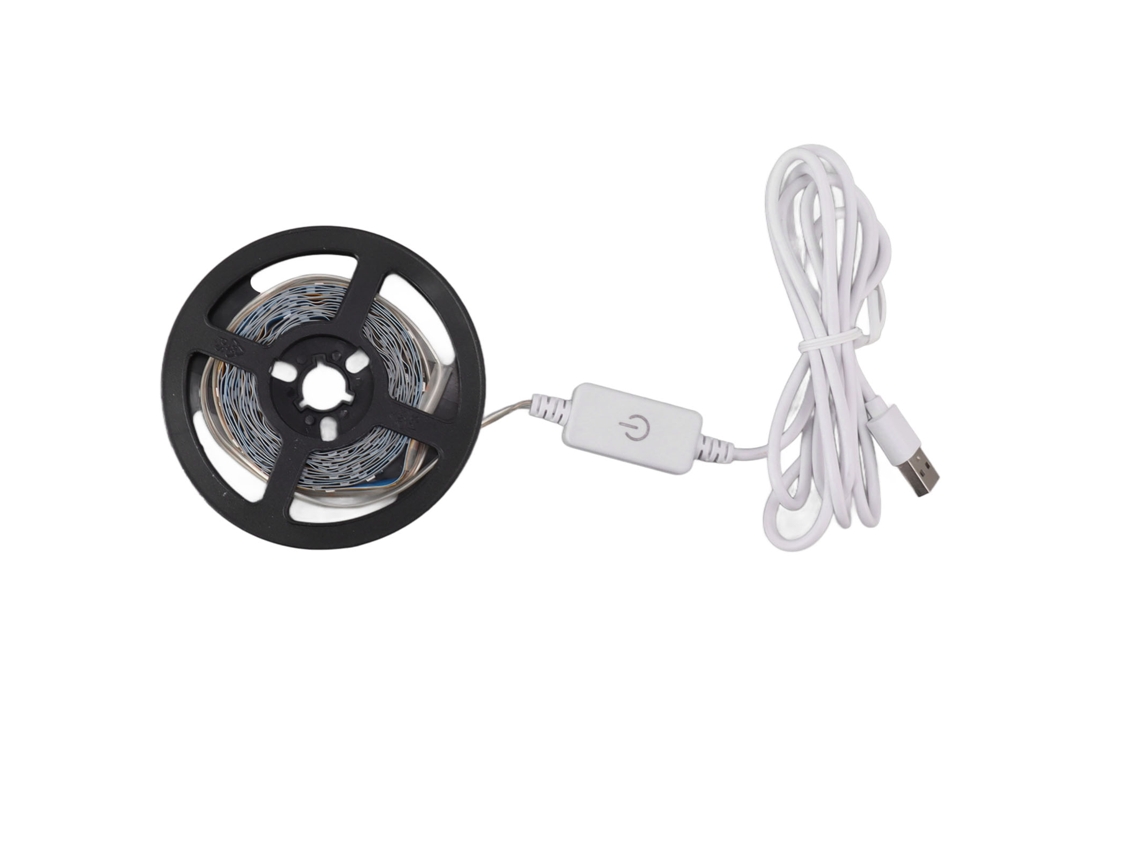 Lámpara Led Usb De Espectro Completo De 5 V Para Plantas De Interior Con Regulador De Intensidad Táctico De 3 M