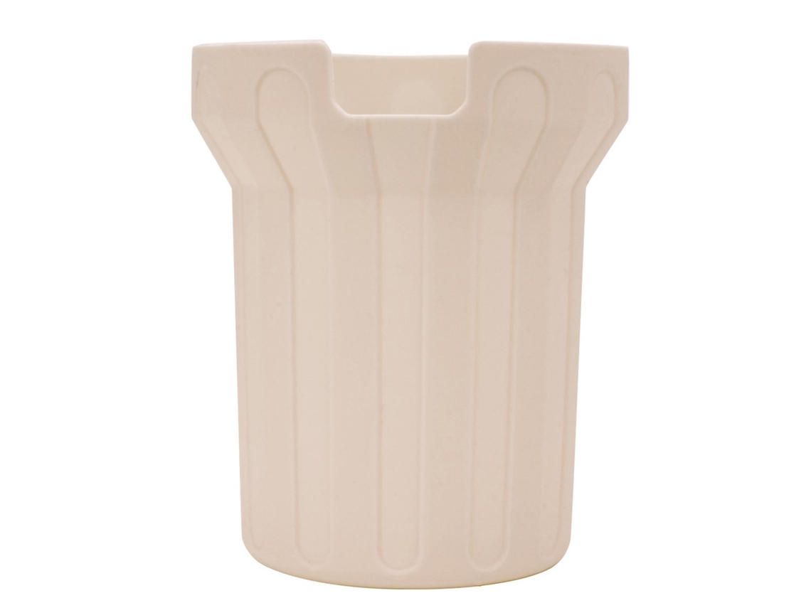 Funda protectora de silicona beige para taza - Reducción de ruido