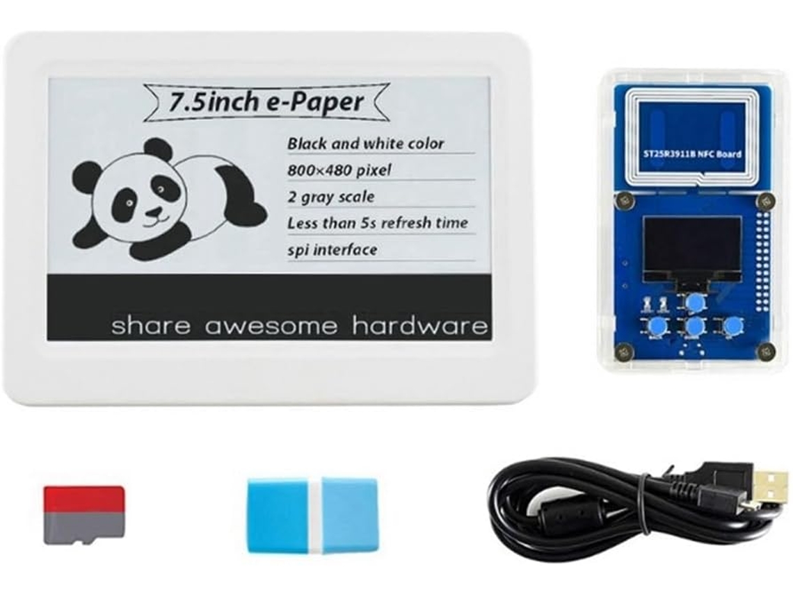 Pantalla Nfc De 7,5 Pulgadas Con Tecnología De Tinta Electrónica Y Tarjeta Nfc Para Teléfonos Móviles.