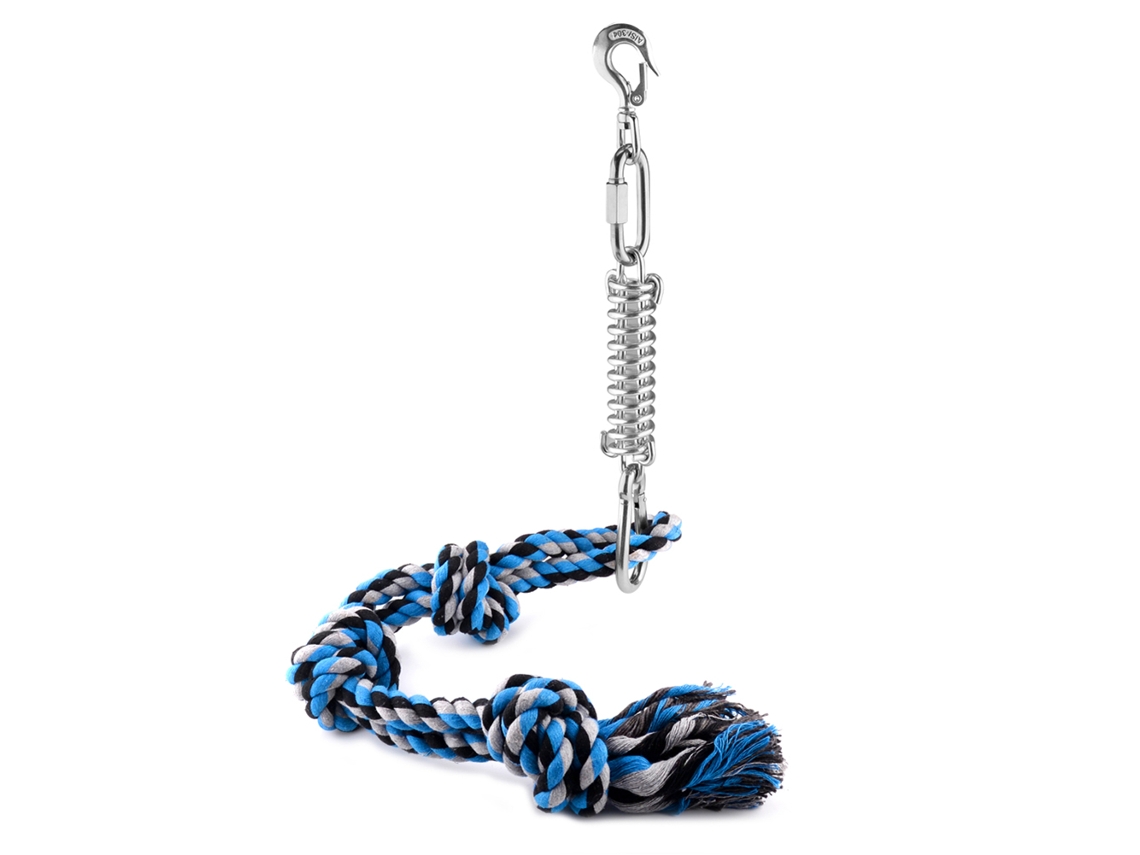 Juguete De Cuerda Con Poste De Resorte Para Perros, Juguete Para Hacer Ejercicios Al Aire Libre.
