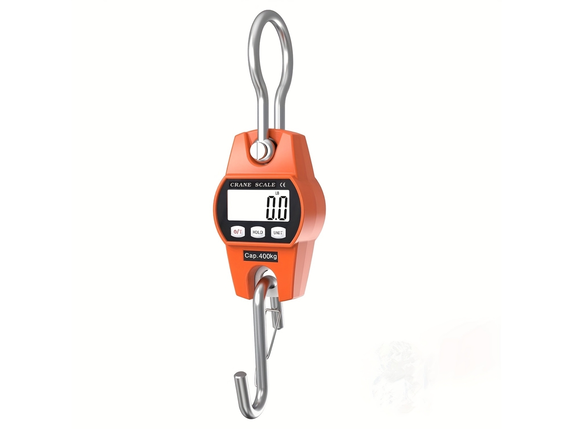 Báscula De Mano Suspendida Con Capacidad De 500 Kg, Báscula Elevadora, Báscula Para Equipaje, Carcasa De Plástico Abs, Pantalla Lcd., Resi
