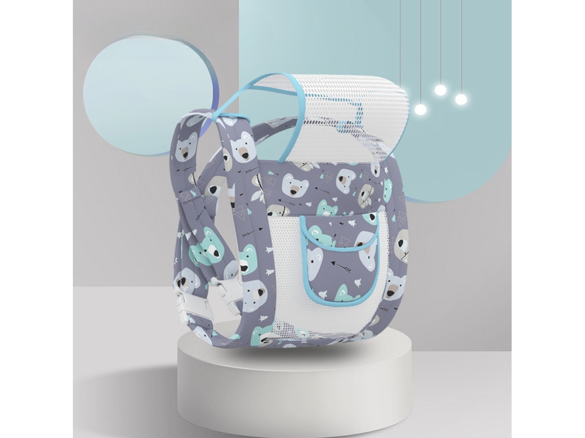 Portabebés Eifson de malla, apto para bebés de 3 a 36 meses y hasta 20 kg (Gray Bear)