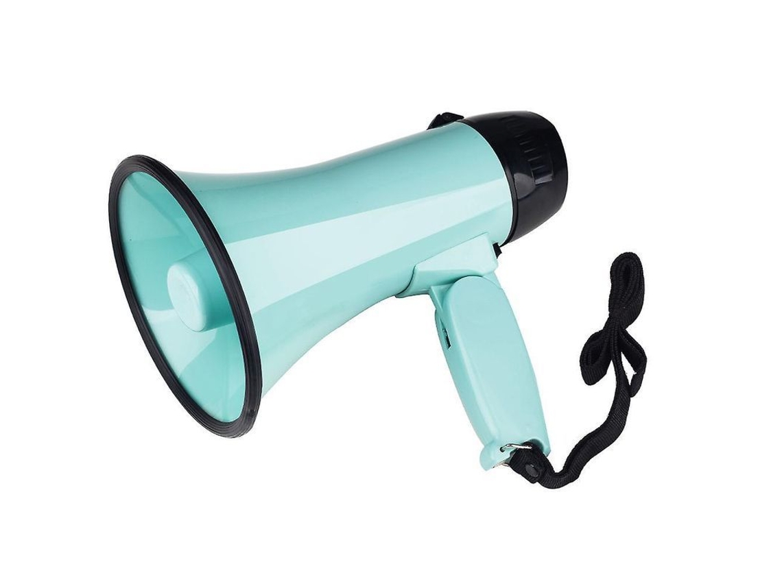 2026-megáfono Portátil Bullhorn 25w Con Grabación Sirena Modos Altavoz Exterior Para Eventos Deportivos Lifeguard Verde Claro