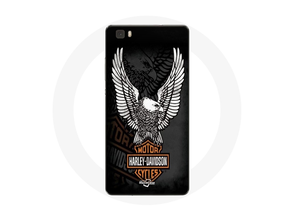 Funda para Huawei P8 Lite Logotipo Da Águia Harley Davidson