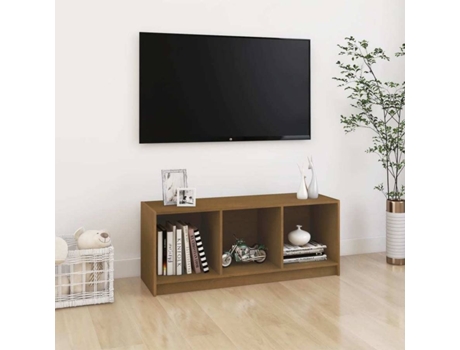Mueble para la televisión VIDAXL Marrón Madera (104x33x41 cm)