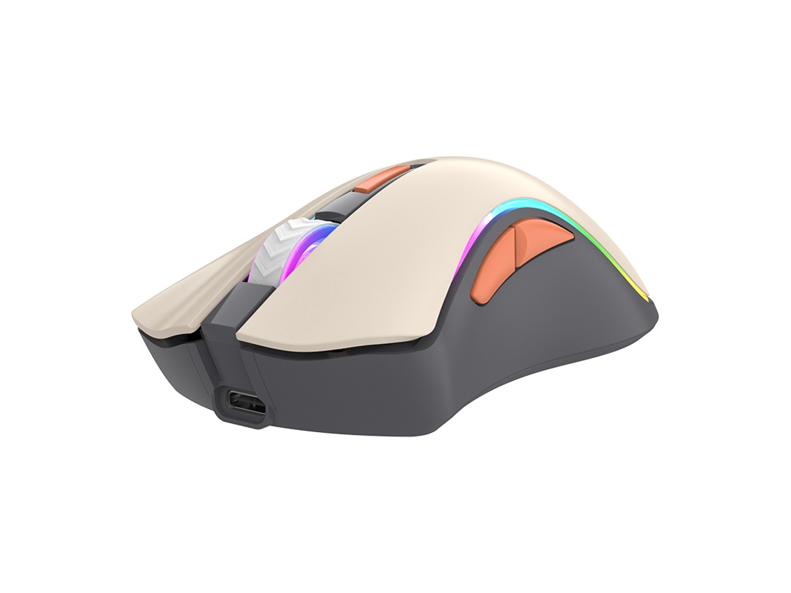 Ratón mecánico inalámbrico para juegos Yizhood XYH52 2.4G RGB, 10 millones de pulsaciones, modos de iluminación RGB, 3200 ppp, 11 teclas grises