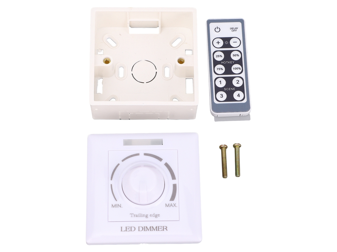 Rebe-interruptor Regulador De Intensidad Led Con Control Remoto Ir 200w (220v)