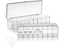 Besportble Caja De Cables Transparente Besportble Con Tapa Y Compartimentos Y Cables De Carga Para Oficina ...