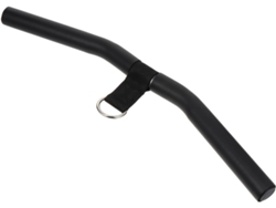 Barra de tiro compacta SFUSHOS de 49 cm con empuñadura acolchada