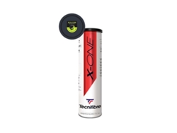 Juego de 4 Pelotas de Tenis TECNIFIBRE X-one