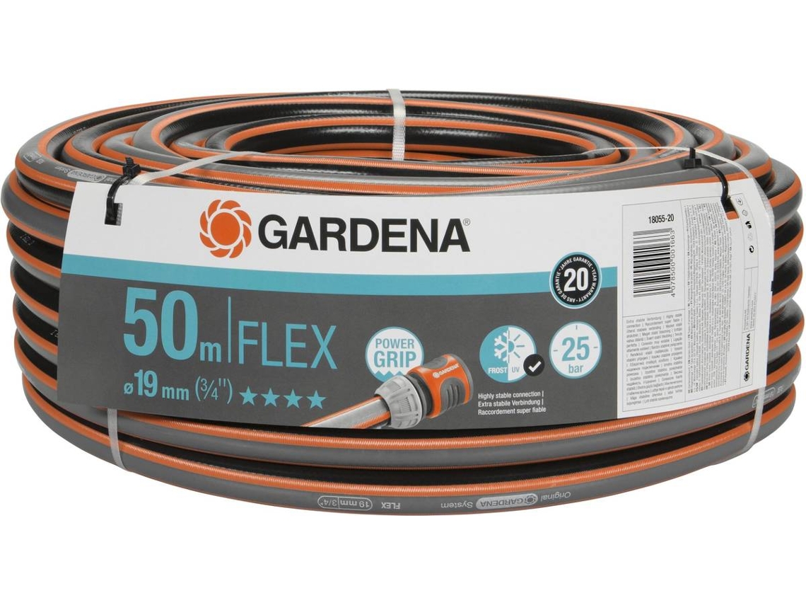 Manguera GARDENA Flex Comfort (50m - Diámetro: 19 mm - 3/4
