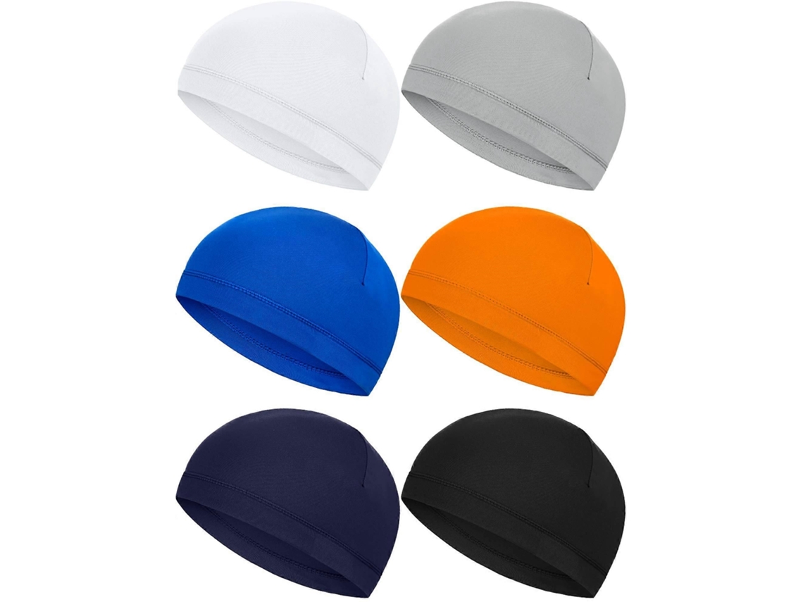 6 piezas de gorros interiores para casco, gorros absorbentes de sudor para ciclismo de carreras, gorros para hombres y mujeres TAISHENGDA