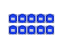 10 Conectores Industriales De Enchufe De 3 Pines, 16 A, 220-250 V, Ip44, Bem-113