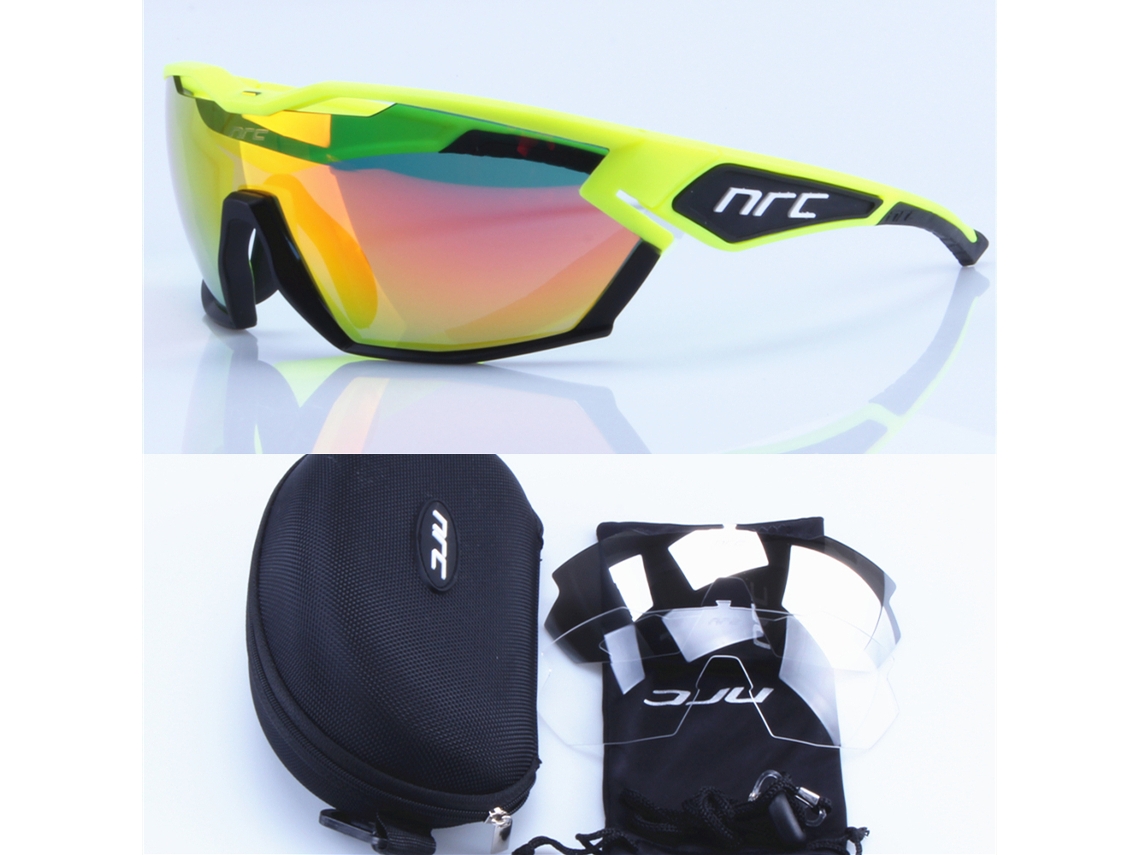(estilo C) Gafas De Ciclismo Unisex Con 3 Lentes, Protección Uv400