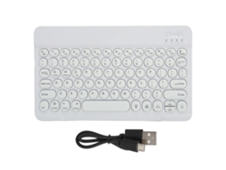 Teclado Inalámbrico Portátil Retroiluminado Rgb De 10 Pulgadas Para Tablet, Teléfono, Portátil Y Pc.