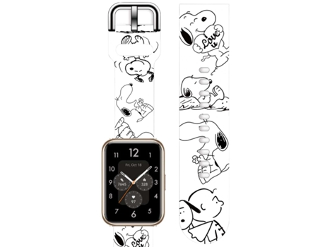 Correa Silicona Suave Personalizada Huawei Watch Fit 2 Snoopy