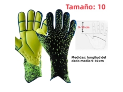(verde 10cm) Guantes De Portero De Fútbol Profesional, Protección De Látex Engrosado