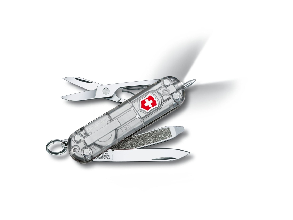 Canivete Swiss VICTORINOX Signature Lite Silver Army Swiss Ejército Con Led Y Bolígrafo Pen