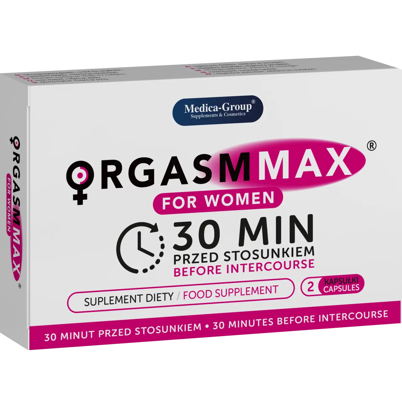 Cápsulas Orgasm Max para Mujeres: Apoyo a la vitalidad e intensificación de las sensaciones íntimas. Orgasmmax para Mujeres.