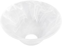 Pantalla De Cristal Esmerilado Para Lámpara Colgante O De Techo Elegante.