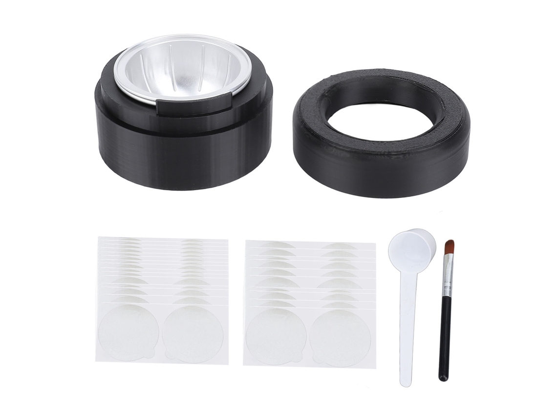 Kit de cápsulas de café reutilizables con 50 tapas de aluminio para cápsulas Nestlé de 40 a 230 ml