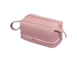 Neceser de viaje para mujer, dos en rosa (1 capacidad)