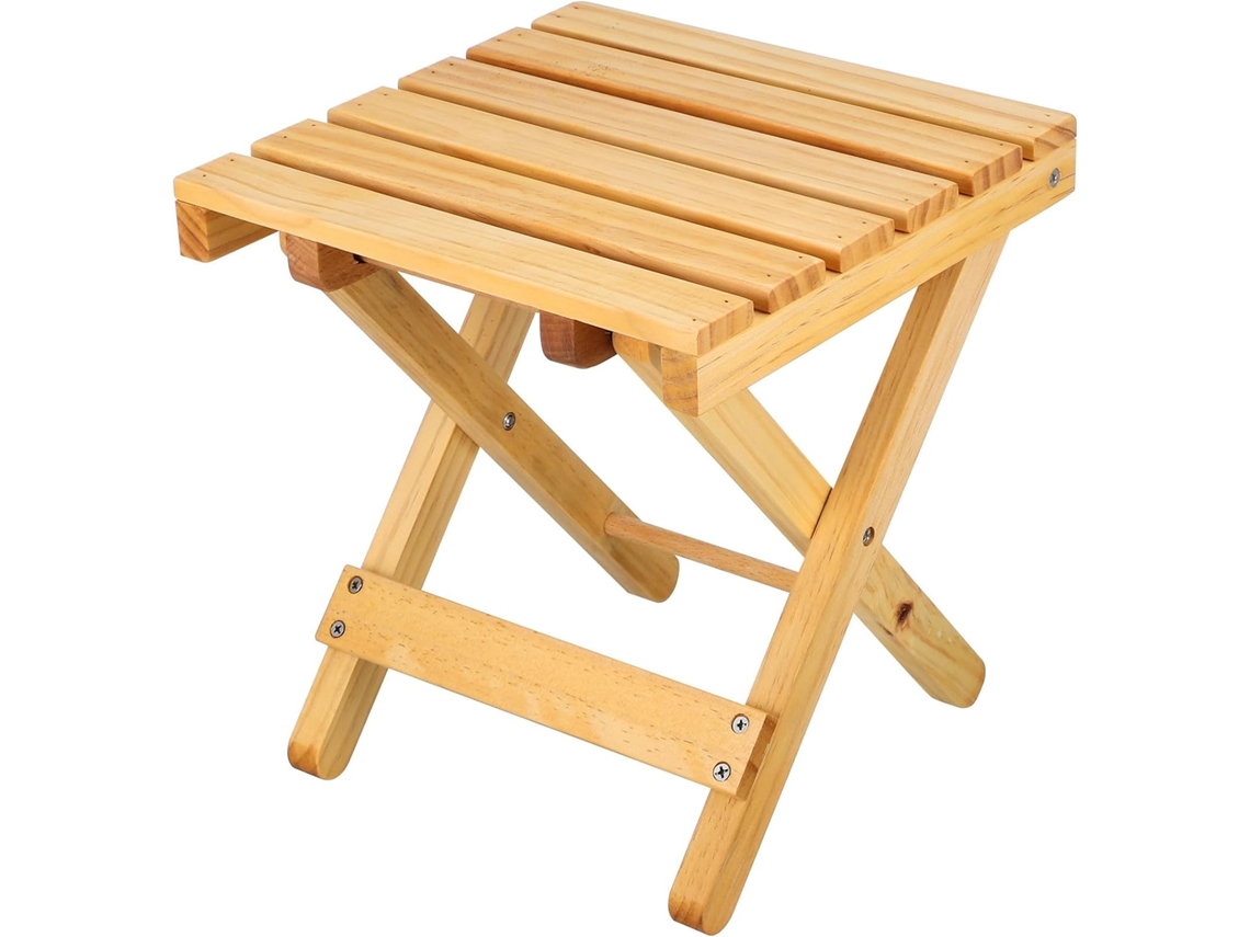 Mesa De Jardín Cuadrada Plegable Con Patas Robustas Y Diseño Práctico. Mesa Auxiliar Ligera Y, Para Exteriores Y Fiestas