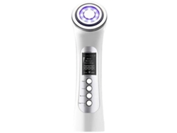 Masajeador facial antiarrugas 5 en 1, dispositivo de radiofrecuencia facial con 2 LED, terapia de luz RF, vibración iónica para antiarrugas y Yunzii