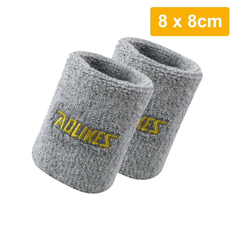 (gris, 8x8 Cm) Muñequera Deportiva Transpirable, Apta Para Tenis, Baloncesto, Correr Y Otros Deportes Unisex.