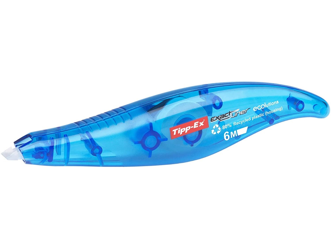 TIPP-EX Exact Liner Corrección de Películo/Cinta 6 M Azul Blanco 10 Piezas
