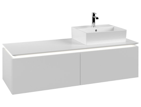 Villeroy &amp Boch Legato Vanity unit B615 1400x380x500mm lavabo a la derecha iluminación LED
