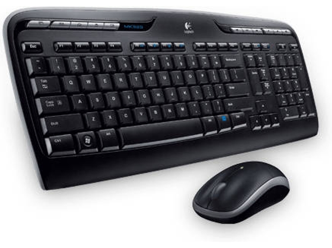 Teclado LOGITECH MK320 (Inalámbrico - Layout Griego - Teclado Numérico)