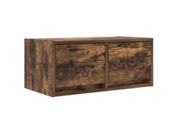 Maison Exclusive - Mueble Para Tv Madera Contrachapada Roble Ahumado 60x31x25,5 Cm