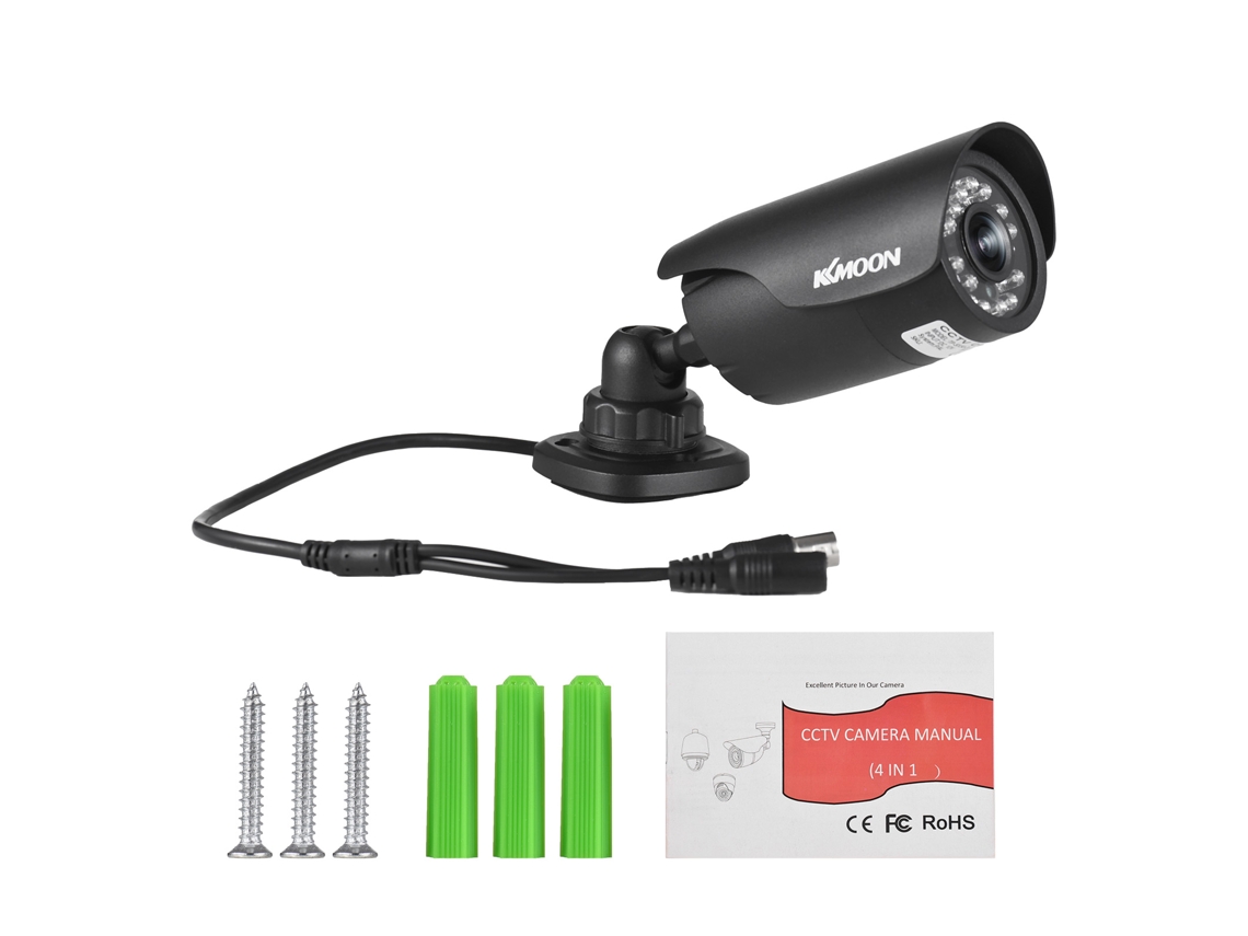 2026-cámara De Seguridad Bullet Exterior Analógica Cctv Para Vigilancia