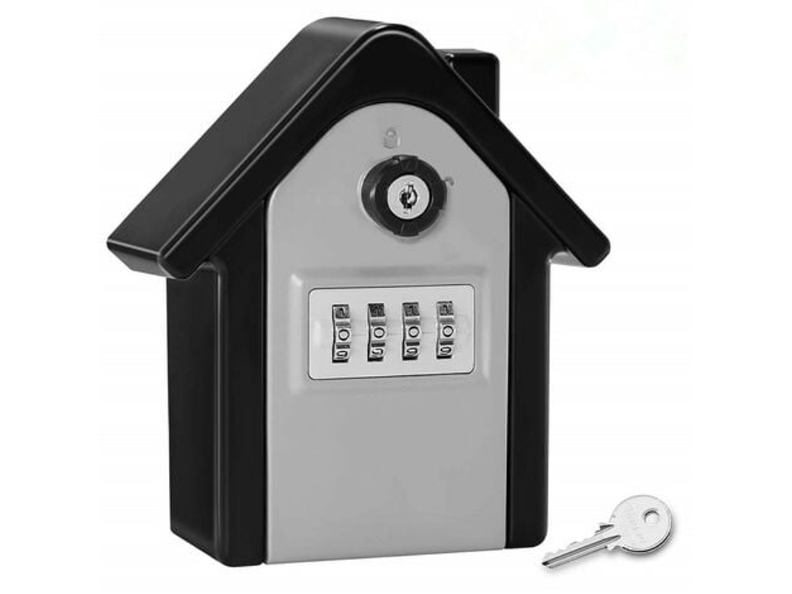 Caja de seguridad para llaves montada en la pared, caja de